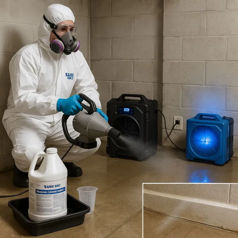 Sanitization and Odor Removal process in Sound Beach, NY